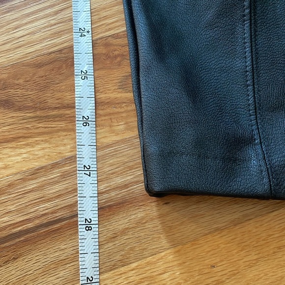 Old Navy Stevie High rise Black Faux Leather Pants Womens XL NWT Pull on - Picture 10 of 11